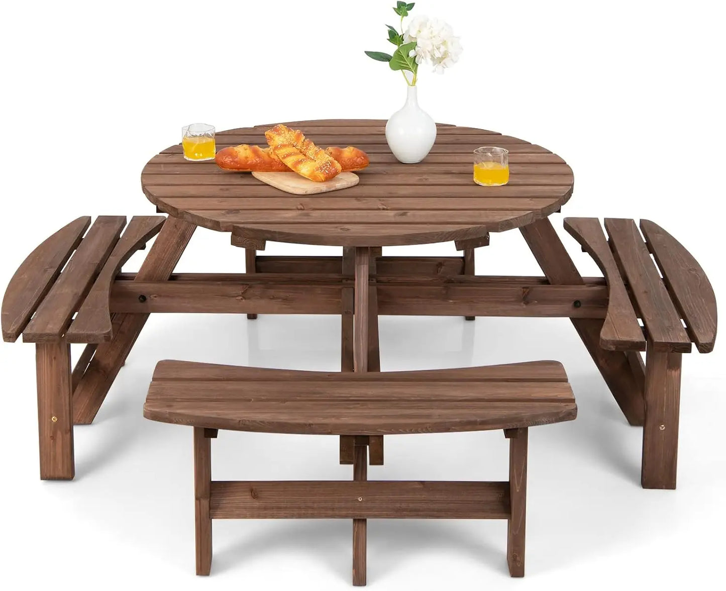 Outdoor Round Picnic Table