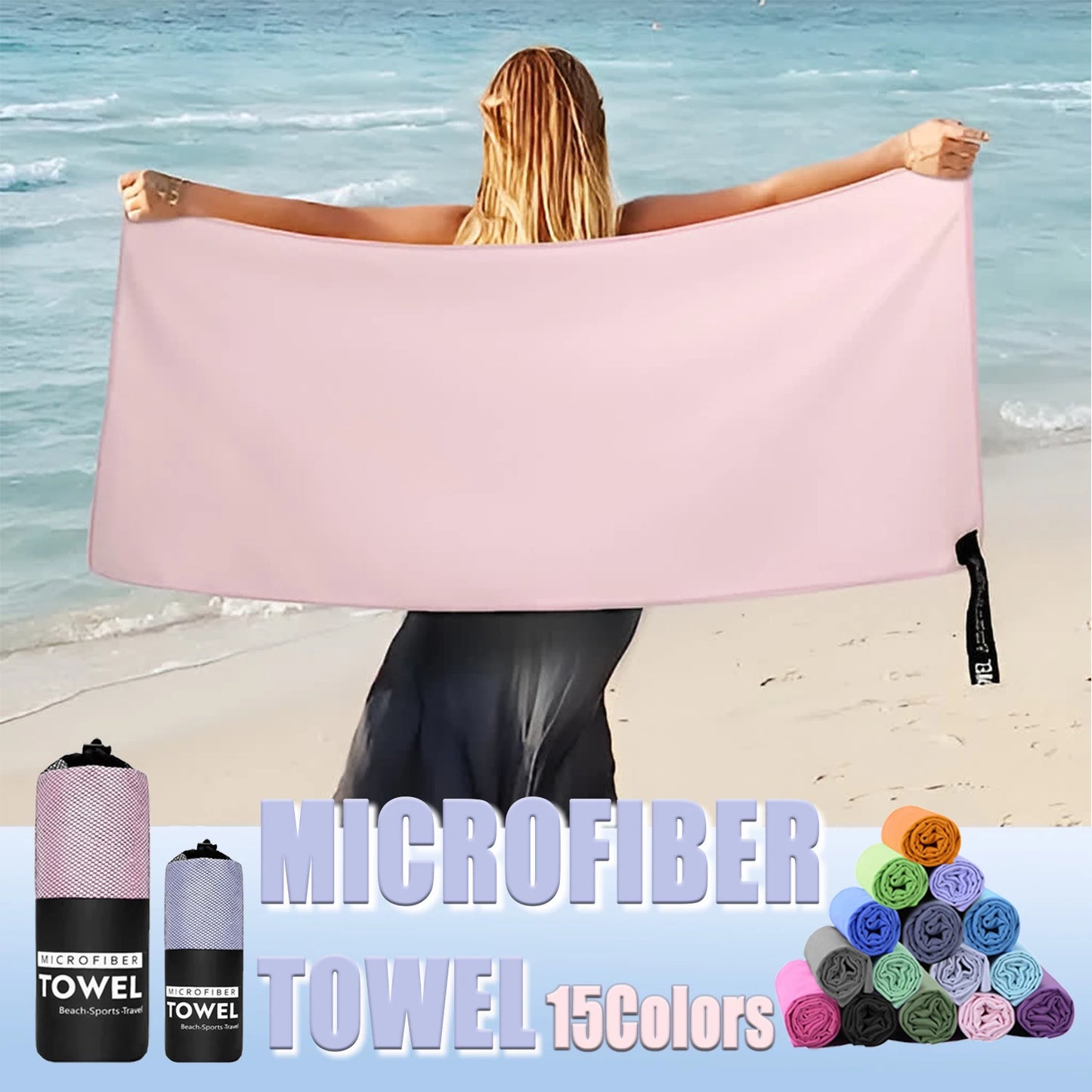 Microfiber gym, swimming ,yoga, beach, towel
